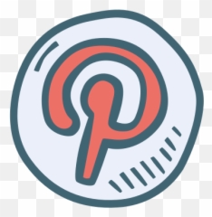 Media Pinterest Social Icon - Circle png