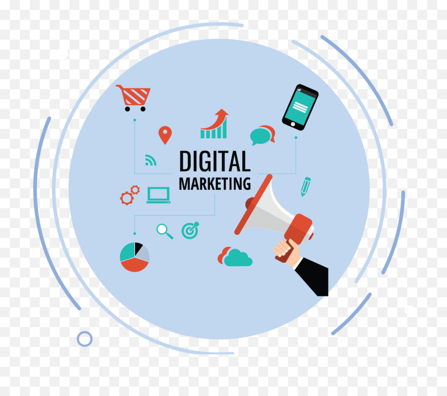 Digital Marketing Services In Tirupati - Digital Marketing Png Vector,Digital Png