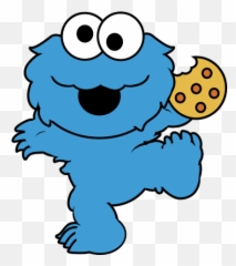 Download Hd Cookie Monster Clipart Free - Baby Cookie Monster Png,Cookie Monster Png
