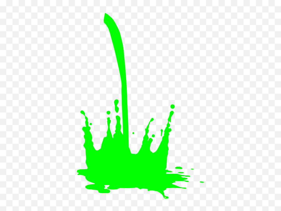 Green Paint Drip Png Image - Lime Green Paint Splatter,Green Slime Png