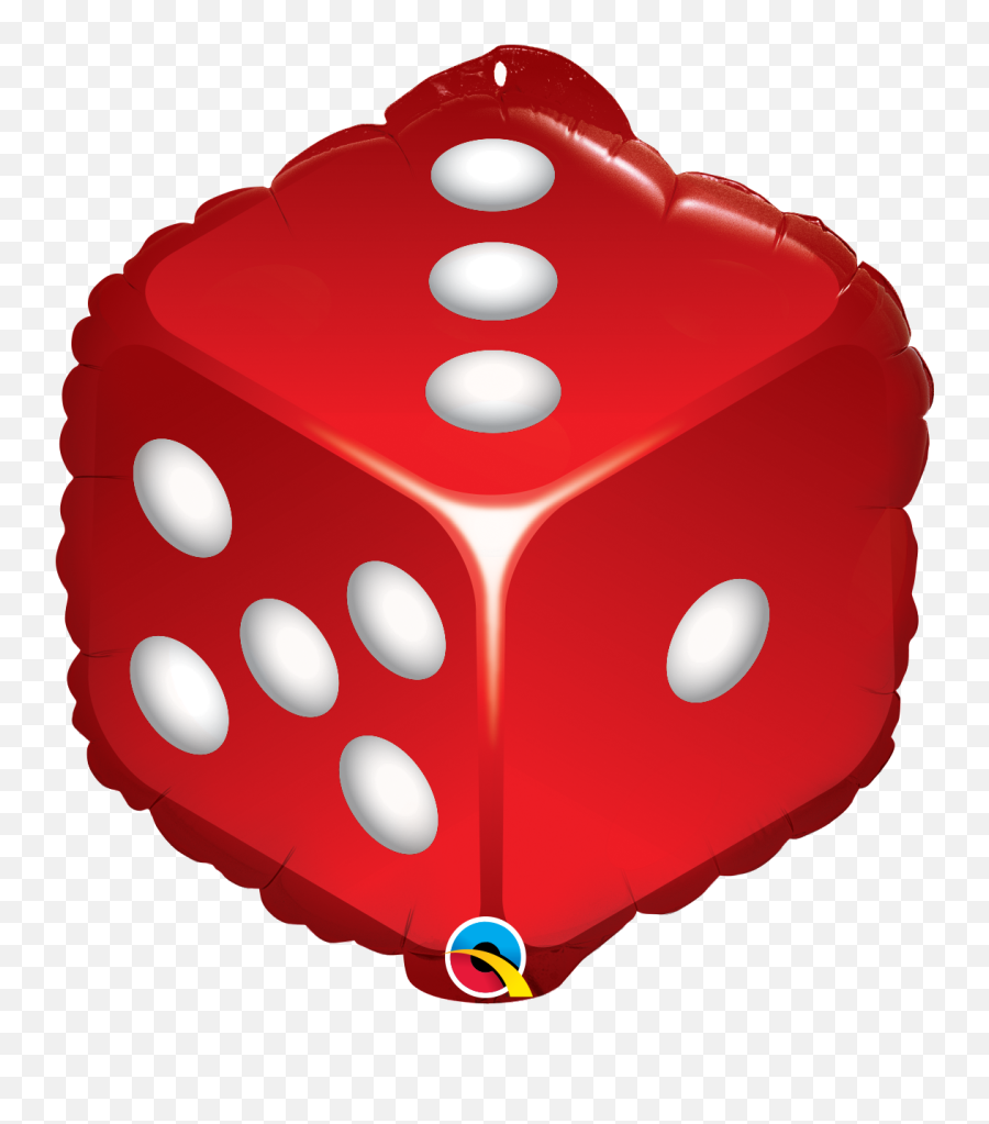 Red Dice Foil Balloon 11674 P - Balloon Full Size Png Casino Dice Balloon,Red Dice Png