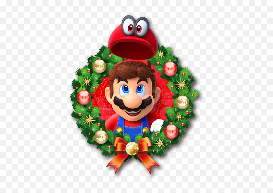 Merry Christmas From Nintendo - Super Mario Odyssey Super Mario Christmas Png,Super Mario Odyssey Png