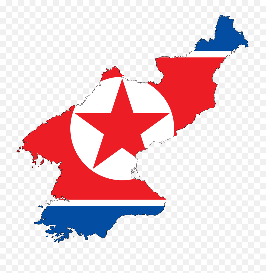 Flag - North Korea Flag Map Png,Korean Flag Png