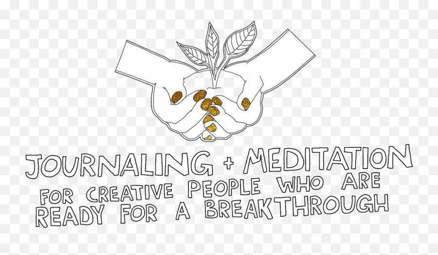 Journaling Meditation Creative Dream Incubator - Line Art Png,Meditation Png
