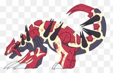 Groudon Clipart - Groudon Drawing Png,Groudon Png