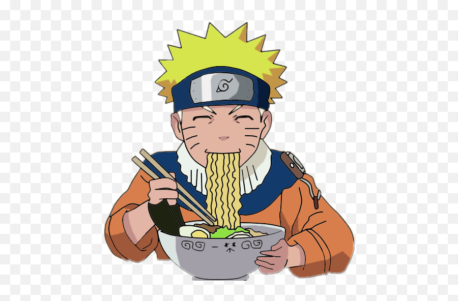 Chibi Naruto Ramen Transparent Cartoon - Jingfm Kid Naruto Eat Ramen Png,Na...