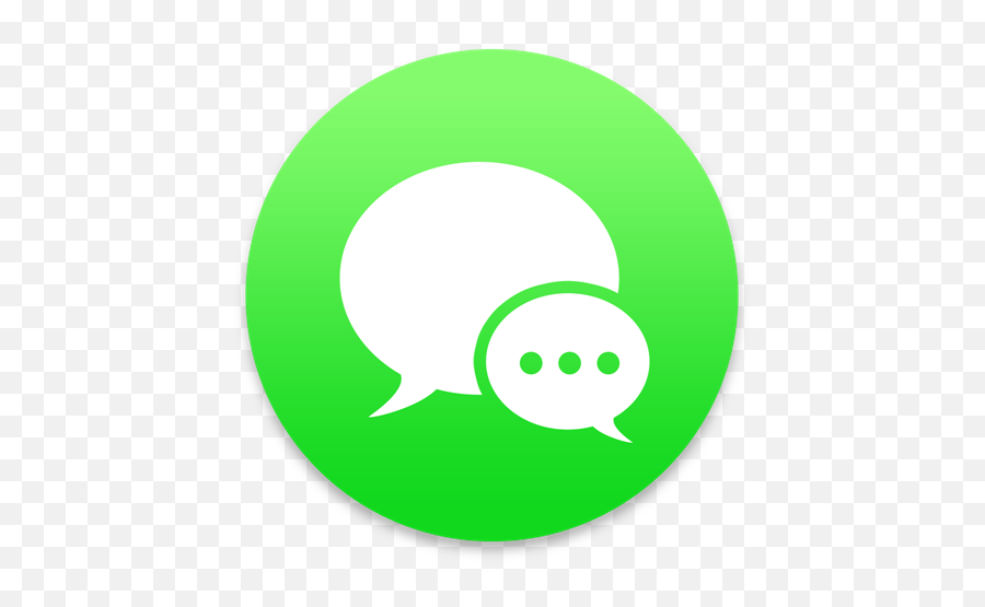 Imessage Green V2 Icon 1024x1024px - Circle Png,Imessage Png