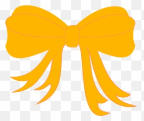 Yellow Bow Png 1 Image - Ribbon Clipart