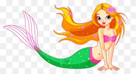 Download Mermaid Clip Art - Imagenes Animadas De Sirenas Png,Mermaid Clipart Png
