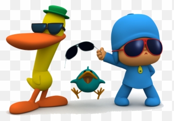 Number 1 Clipart Pocoyo - Pato De png
