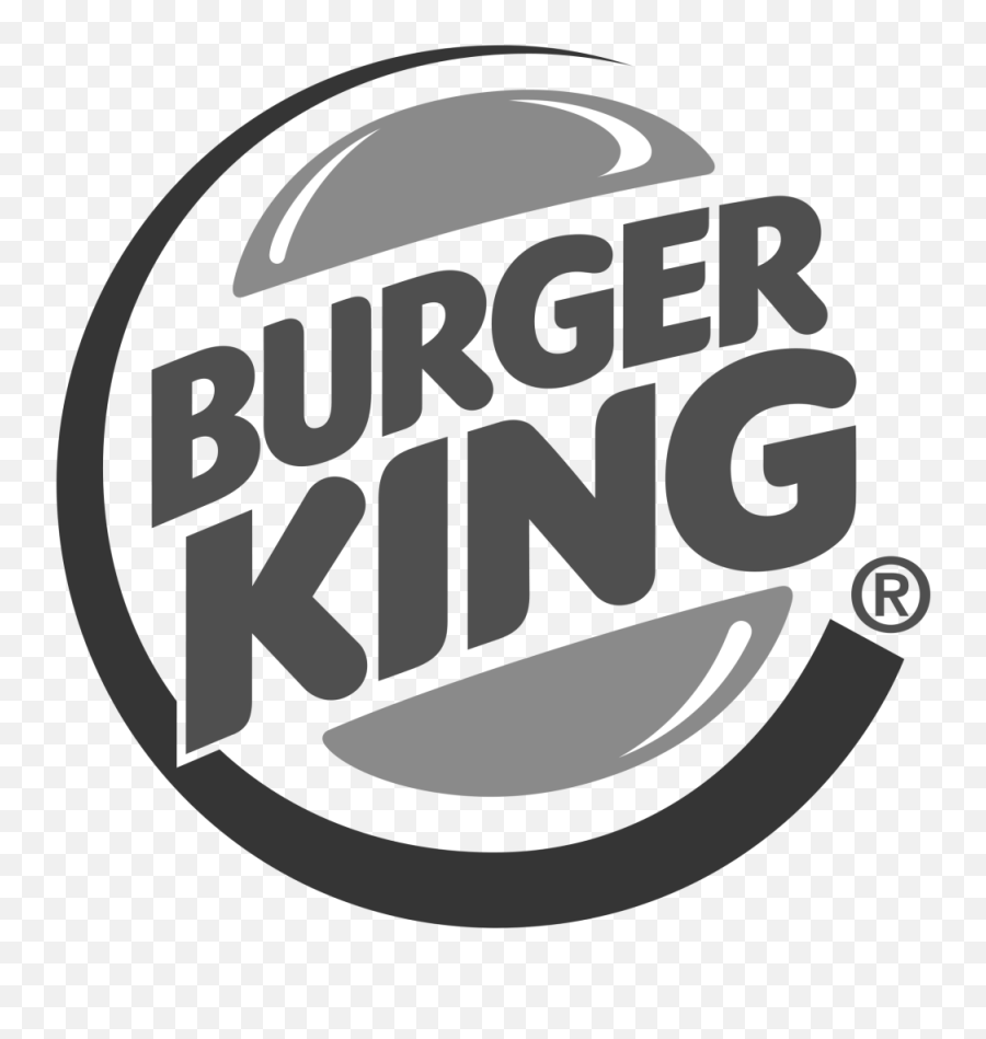 Download Burger King Logo Black And - Burger King Logo Bw Png,Burger King Logo