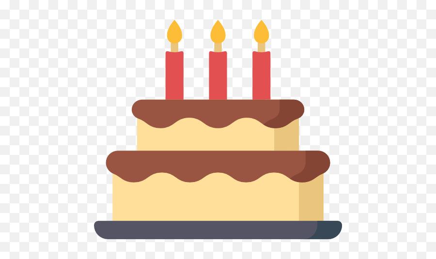 Birthday Cake - Birthday Cake Flat Icon Png,Birthday Cake Icon Png