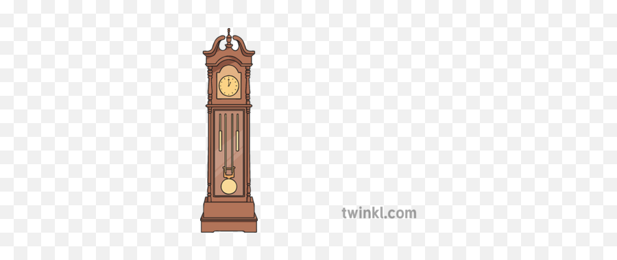 The Grandfather Clock Illustration - Grand Father Clock Twinkl Png,Grandfather Clock Png
