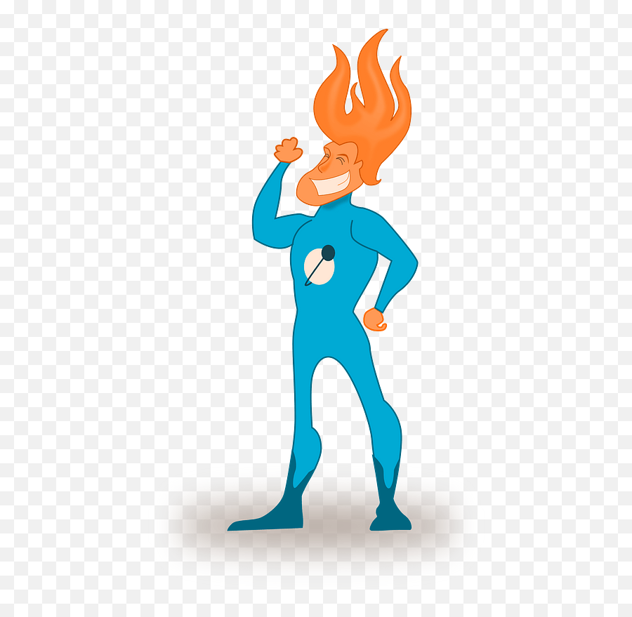 Super Hero - Flame Clipart Free Download Transparent Png Super Hero,Flame Clipart Png