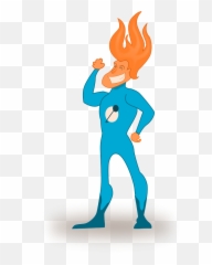 Super Hero - Flame Clipart Free Download Transparent Png Super Hero,Flame Clipart Png