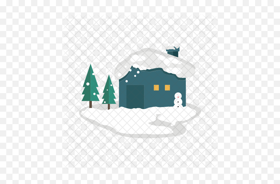 Snow Cabin Icon - House Png,Cabin Png