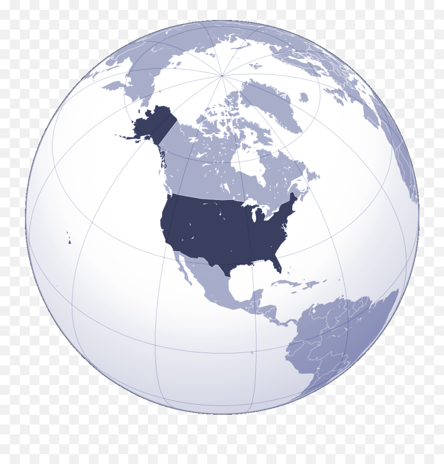 Where Is United States Located U2022 Mapsofnet - Dünya Üzerinde Amerika Birleik Devletleri Png,United States Map Png