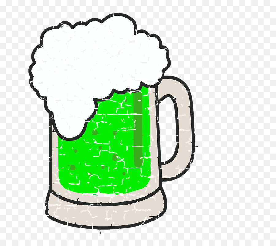 Download Green Beer Irish St Patricks Day - Beer Mug Beer Mug Clip Art Png,Irish Png