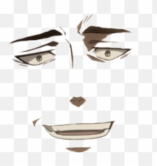 Black And White Library Anime Clipart Anime Face - Anime Face Roblox Png  Transparent PNG - 420x420 - Free Download on NicePNG