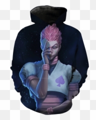 Hisoka Card T - Shirt Hunter X Hunter Hisoka Clothes Hoodie Png,Hisoka Png