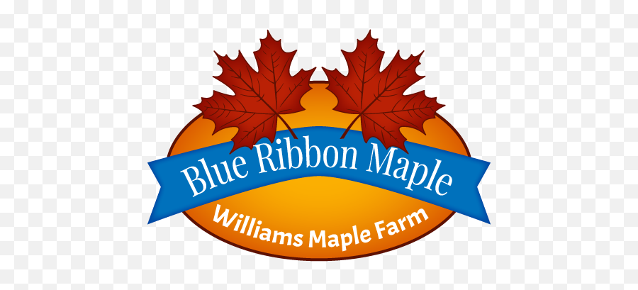 Gallon Jug Blue Ribbon Maple - Label Png,Red Blue Ribbon Logo