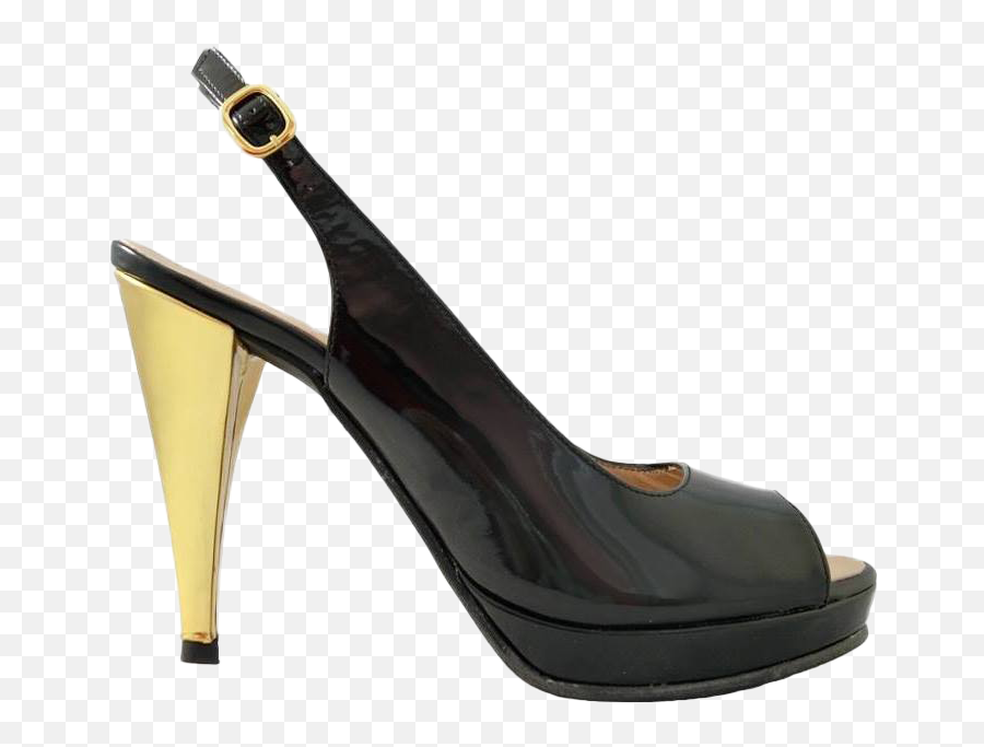 Gold Heel Png - Open Toe,Heel Png