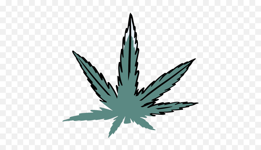 Cannabis Illustration - Weed Png Vector,Hemp Leaf Png