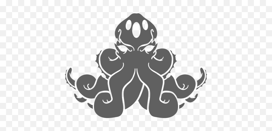 Folklore Creature Kraken Sitting - Kraken Logo White Svg Png,Kraken Png