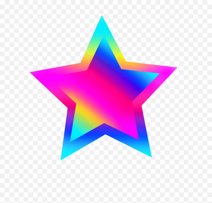 Freetoedit - Transparent Color Star Png,Colors Png