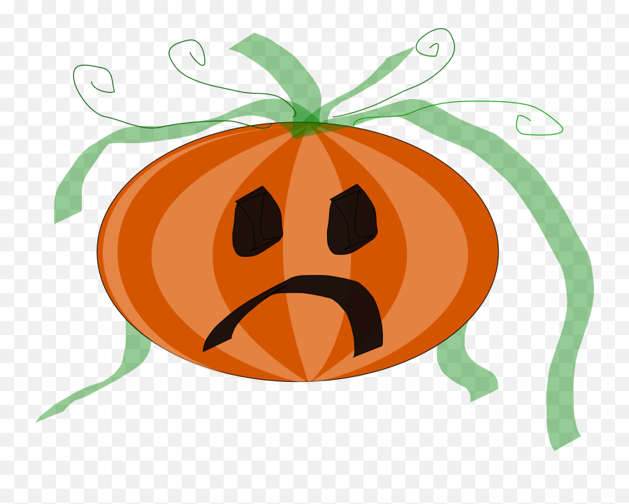 Pumpkin Vector Png - Pumpkin Halloween Scalable Vector Sad Face Pumpkin Clipart,Pumpkin Vector Png