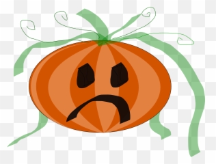 Pumpkin Vector Png - Pumpkin Halloween Scalable Vector Sad Face Clipart