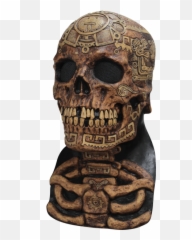 Download Image - Aztec Skull Mask Png,Skull Mask Png