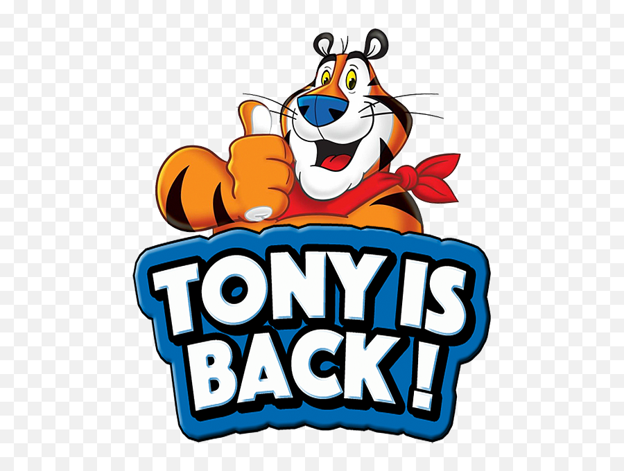 Tony The Tiger Clipart - Clipart Of Tony The Tiger Png,Kelloggs Logo Png