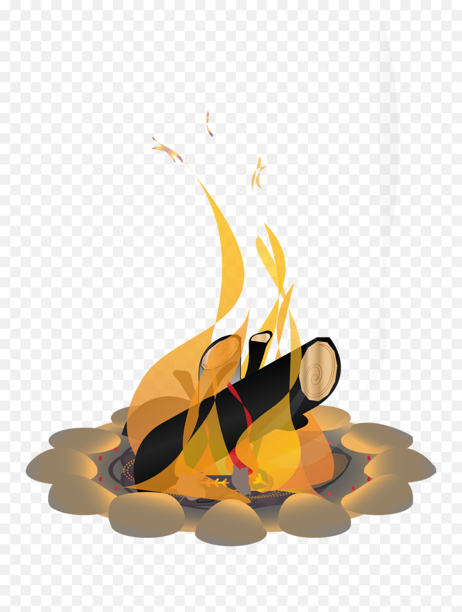 Graphic Campfire Fire - Free Vector Graphic On Pixabay Campfire Png,Fire Vector Png