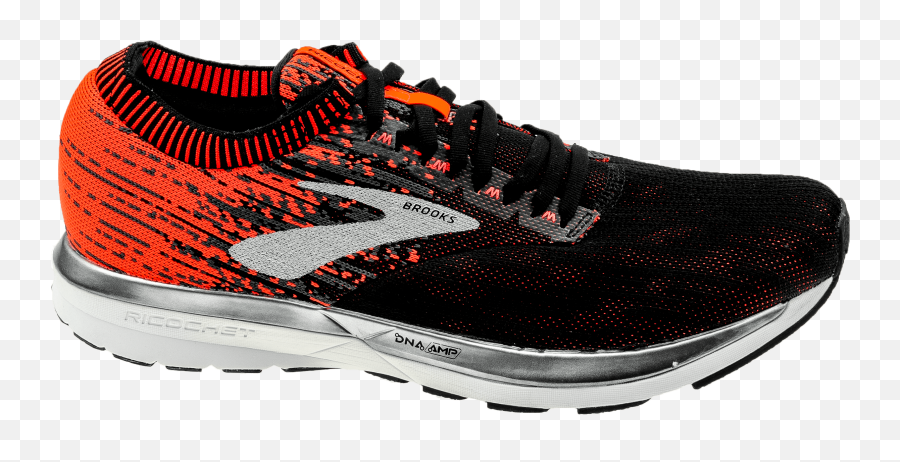 Brooks Ricochet Blackorangeebony - Nike Free Png,Ricochet Png