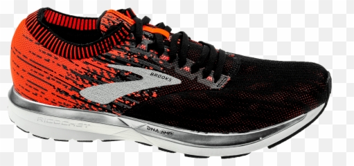 Brooks Ricochet Blackorangeebony - Nike Free Png,Ricochet Png