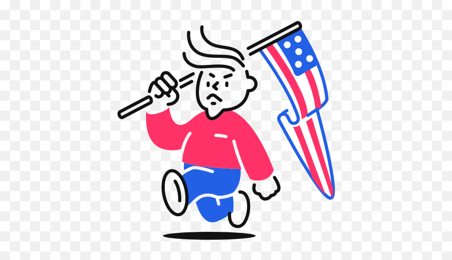 Icon Of Us Election 2020 Illustrations - Drawing Png,Supporter Icon