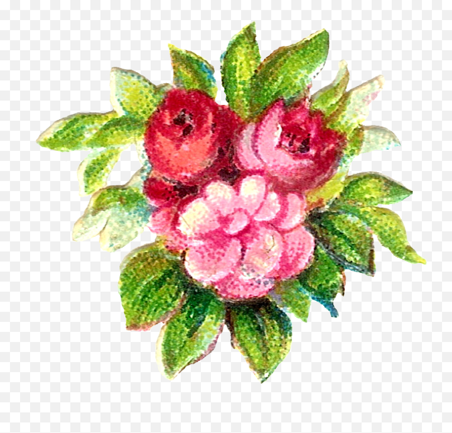 Download Vintage Flower Clip Art Floral Border - Victorian Ribbon Of Flowers Border Png,Vintage Flower Png
