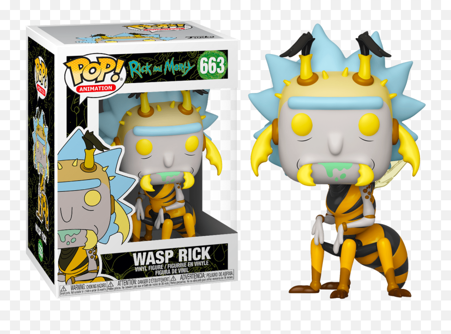 Rick And Morty - Wasp Rick Pop Vinyl Figure Funko Pop Rick And Morty Png,Rick And Morty Png