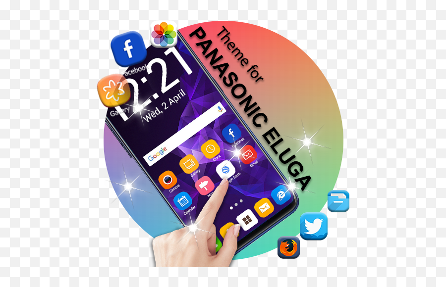 Launcher Themes For Panasonic Eluga - Samsung A9 Themes Png,Panasonic Eluga Icon Black