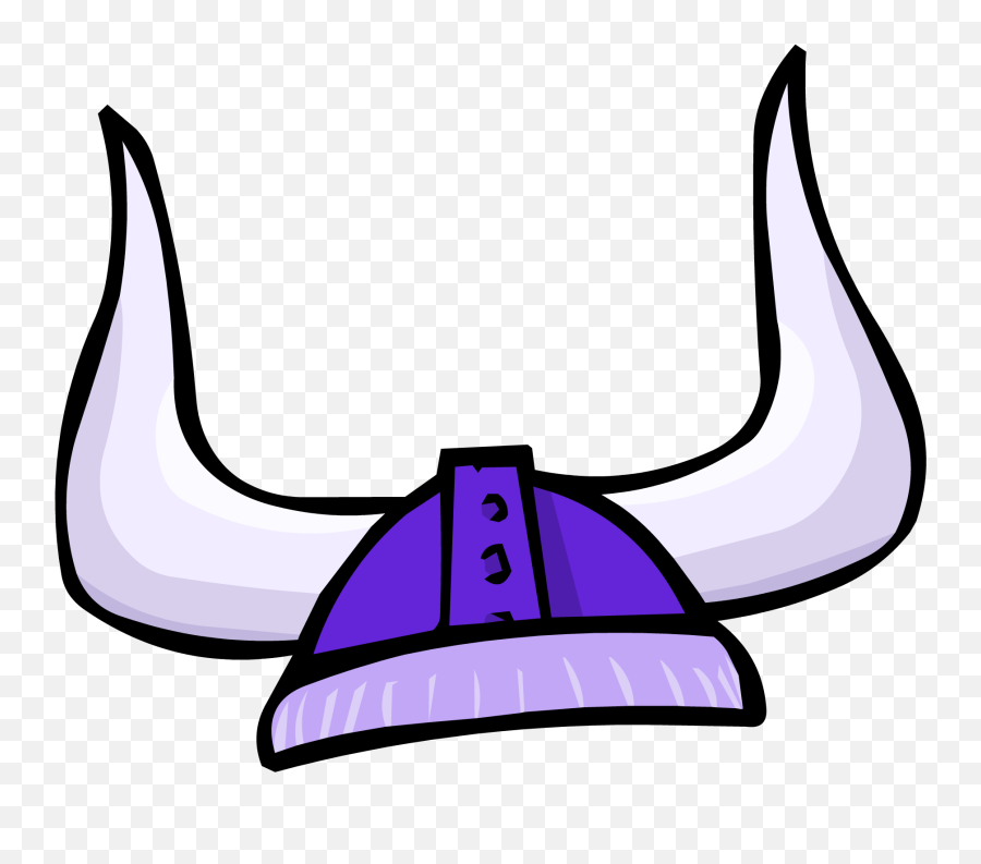 Purple Viking Helmet - Club Penguin Viking Helmet Png,Icon Helmet Horns
