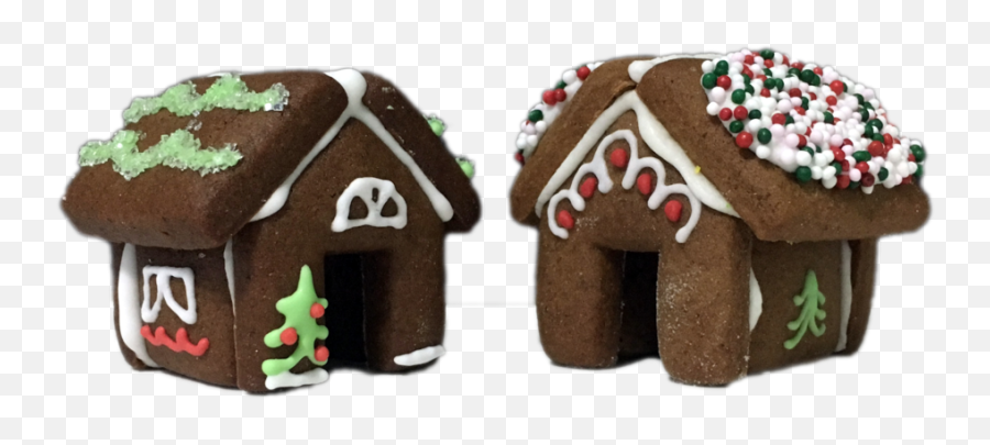 Vintage Holiday - Mug Buddy Cookie Topper Duo U2014 Mugbuddycookies Gingerbread House Png,Gingerbread House Png