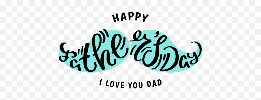 Clipart Mustache Fathers Day - Fathers Day Designs Png,Happy Father's Day Png