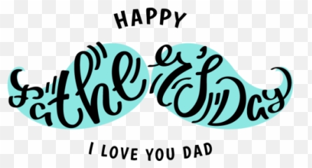 Clipart Mustache Fathers Day - Fathers Day Designs png