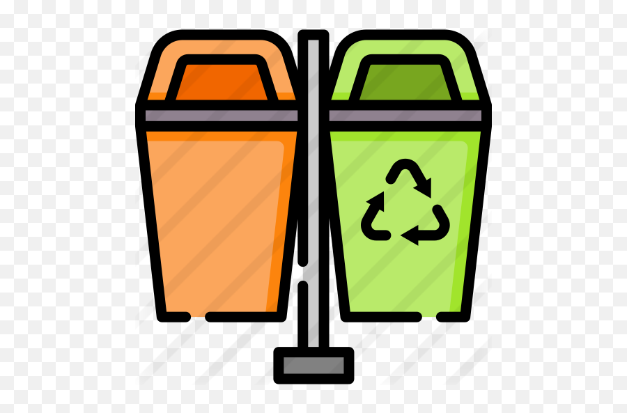 Trash Bin - Free Ecology And Environment Icons Waste Container Png,Waste Basket Icon