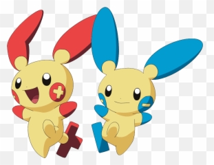 Minun Vs Plusle U2013 Dreager1com - Plus And Minun Pokemon Png,Carl Wheezer Png