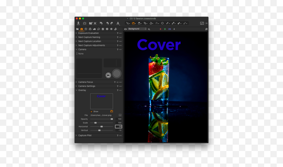 Using An Overlay When Shooting Tethered U2013 Capture One - Vertical Png,Mce Icon