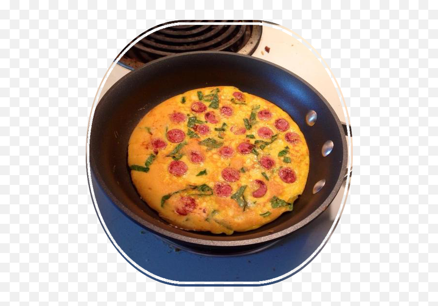 Turkey Sausage And Spinach Omelette - Tomato Omelette Png,Omelette Png