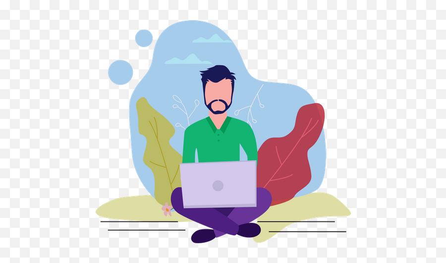 Best Premium Businessman Working From Anywhere - Smart Device Png,Anywhere Icon