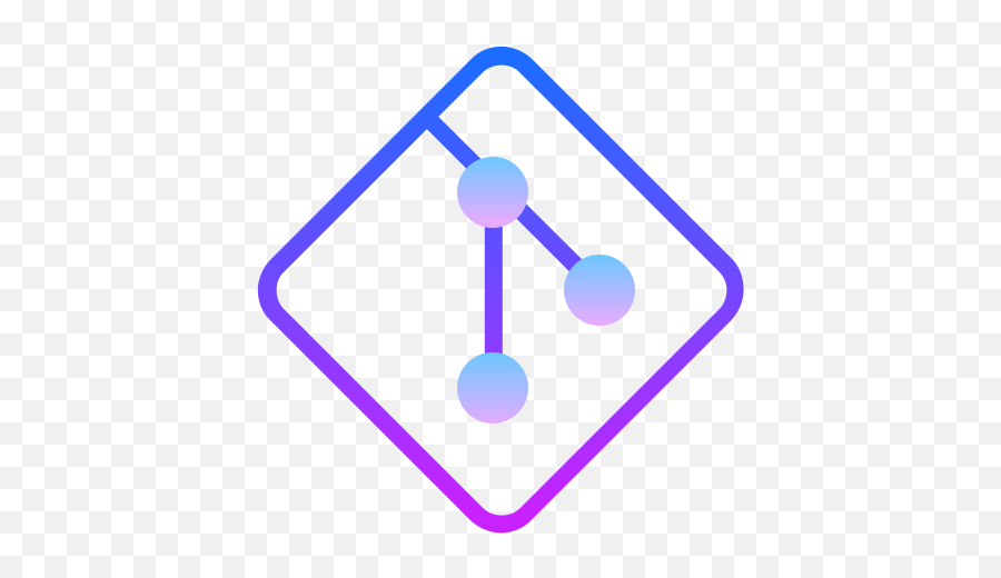Git Icon In Gradient Line Style - Dot Png,Version Control Icon